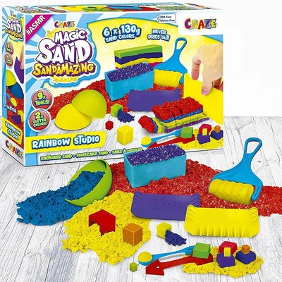 CRAZE Magický písek Magic sand Duhové studio