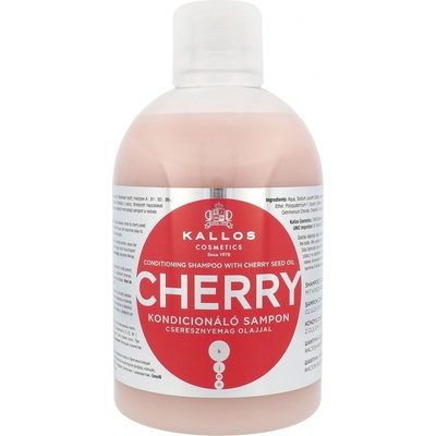 Kallos KJMN Cherry šampón na vlasy s výťažkom z jadier čerešní 1000 ml