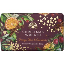 English Soap Company Christmas Wreath Tuhé mýdlo 190 g