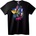 NOONEBRAND Тениска Купонджия - 7XL, Black