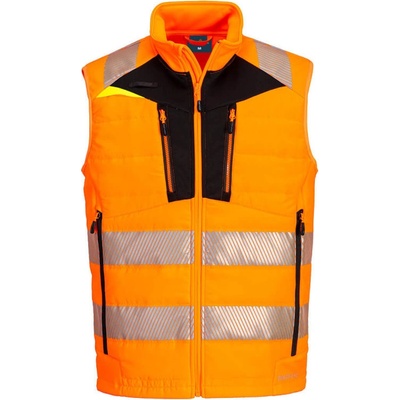 Portwest vesta DX479 Hi Vis softshell zateplená reflexní Oranžovo čierna