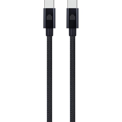 Dviced Cable USB-C to USB-C Nylon Textile 0, 25m - Black (DV120009)