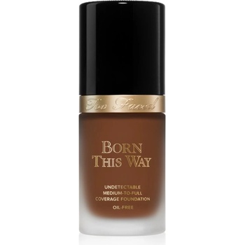 Too Faced Born This Way Flawless Coverage Natural Finish Foundation krycí make-up pre prirodzený vzhľad Cocoa 30 ml