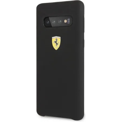 Гръб Ferrari SF Silicone Cover за Samsung Galaxy S10 (FESSIHCS10BK)
