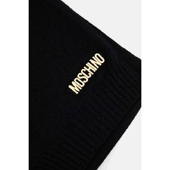 Moschino Вълнен шал Moschino в черно с изчистен дизайн M2969 30785 (M2969.30785)