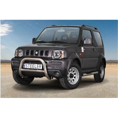 STEELER Predný ochranný rám nerez s EC homologáciou SUZUKI JIMNY, 2005-2012