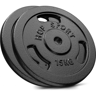 Hop-Sport litinové závaží 2 x 15 kg 31 mm