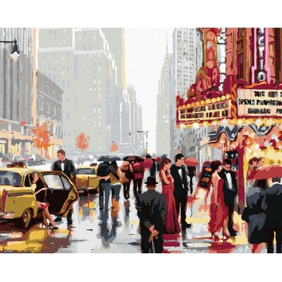 Zuty Malování podle čísel DIVADLO V NEW YORKU RICHARD MACNEIL