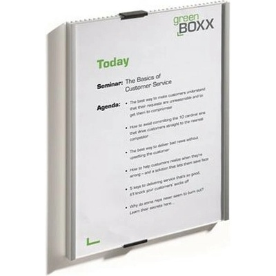 Informačná tabuľka, 210x297 mm, DURABLE "INFO SIGN", strieborná