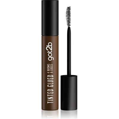 got2b Glued 4 Brows & Edges фиксиращ гел за вежди 2в1 Tinted Brown 16ml