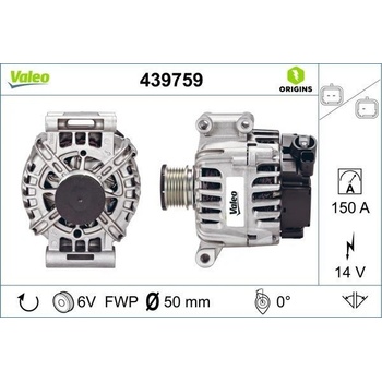 Alternátor VALEO 439759