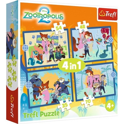 TREFL Zootropolis 2 Zootropolis plná dobrodružství 35,48,54,70 dielov