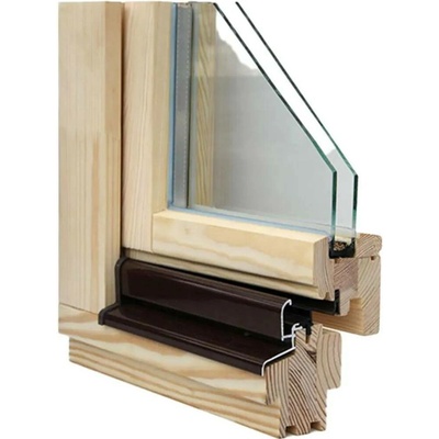 RADEX Okno dřevěné borovice EURO 68 mm 90 x 60 cm P – Sleviste.cz