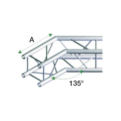 Showtec FQ30-005 Corner 135 Degrees Incl. Connectors