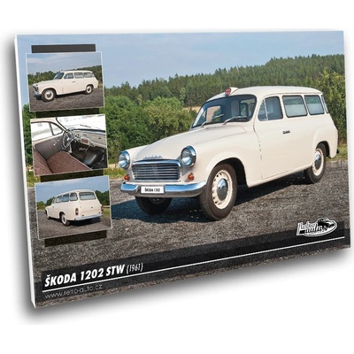Obraz č. 80 - ŠKODA 1202 STW Sanitní Vůz (1961) 100 x 70 cm