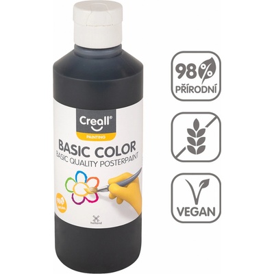 Creall Temperová barva 250 ml černá – Zboží Dáma