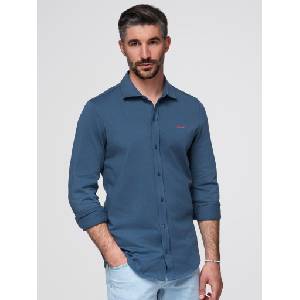 Ombre Clothing Риза K697 - деним Ombre Clothing Ombre Clothing | Sin | МЪЖЕ | S