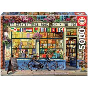 Educa Най-великите книжарници в света - пъзел 5000 части (edu18583)