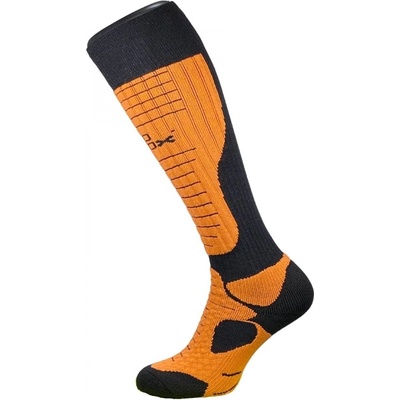 Nanosox PRO AN-ATOMIC podkolienky čierna a oranžová