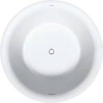 Duravit White Tulip - Самостоятелна вана, диаметър 140 см, ClickClack, бяла 700470000000000 (700470000000000)