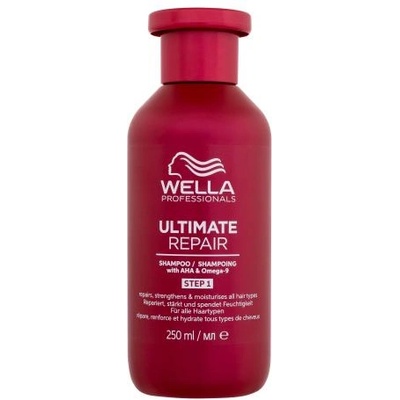 Wella Ultimate Repair Shampoo 250 ml шампоан за нежно измиване на изтощена коса за жени
