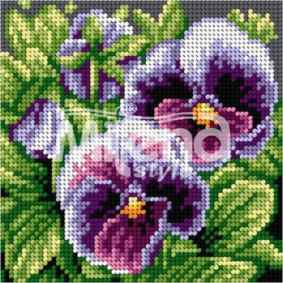 Milena Style Гоблен с щампа Теменужки с конци Ariadna