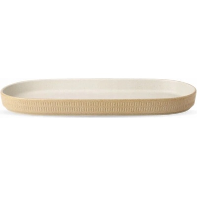 Lumarko talíř, 29x13,5 cm, světle šedý, Zen