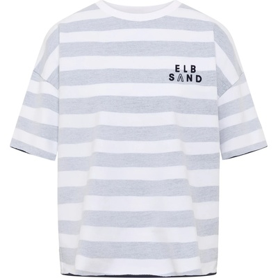 ELBSAND Дамска тениска ELBSAND Women's Gry T-shirt - Coldwater / Bright White (916-7030-0113)