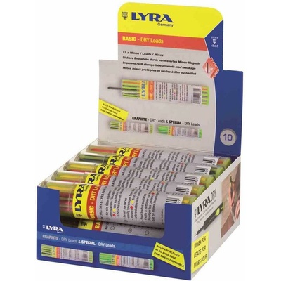 Lyra náhradní barevné tuhy-sada Dry pro Profi LED 12 ks