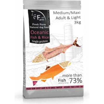 Fresh Farm Adult & Light Medium Maxi Single Protein Oceanic Fish 3 kg
