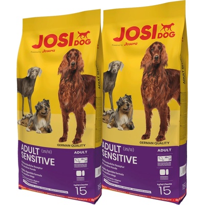 JosiDog Adult Sensitive : 2 x 15 kg
