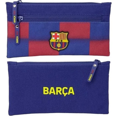 SAFTA Несесер с 2 ципа safta f. c barcelona, празен