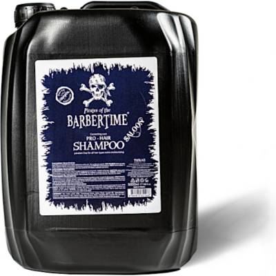 Pánský šampon pro všechny typy vlasů Barbertime Pro-Hair Shampoo 5000 ml Pirates of the Barbertime