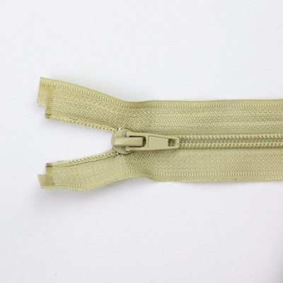 Pro Háčkování Spirálový zip dělitelný 80 cm světle béžový