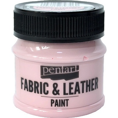 Farba na kožu a textil PENTART 50 ml ružová