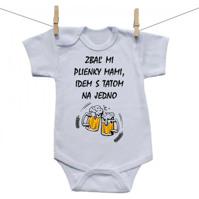 Boodyy Body s krátkym rukávom Idem s tatom na jedno