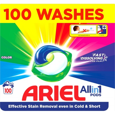 Ariel All-in-1 PODS kapsle na praní Color 100 PD – Zboží Mobilmania