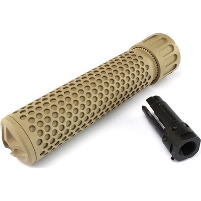 Rychloupínací KAC QDC s kompenzátorem 175mm pískový TAN, Big Dragon – Zboží Dáma