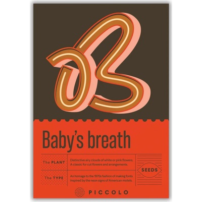 Piccolo Seeds B Baby's breath Gypsomilka 1 bal.