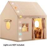 Manyuk Toys Игрална палатка - кафява, 100*120*130 см (hun-1)