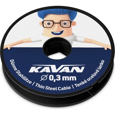 Kavan Oceľové lanko pre upútané modely 0,3 mm dĺžka 50 m