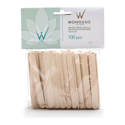 Italwax Špachtle dřevěná střední 100 ks – Zboží Dáma