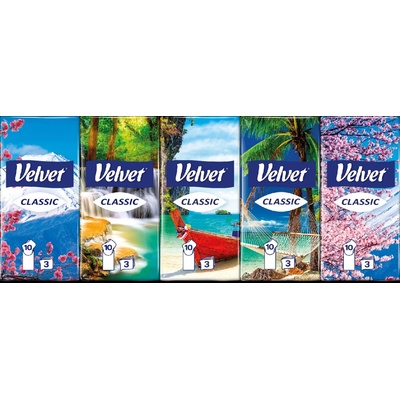 Linteo Soft & Delicate papírové vreckovky 3 vrstvé 10 ks