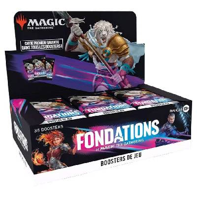 Wizards of the Coast Magic The Gathering Fondations Play Booster Display (36) Francouzská