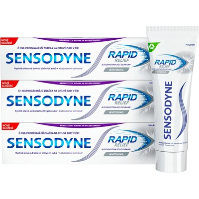 Sensodyne Rapid Whitening 75 ml 3 ks