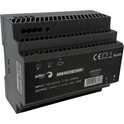 DIN napájecí zdroj 12V 150W ADLER