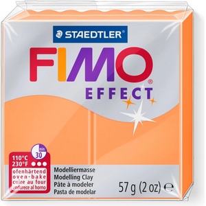 STAEDTLER Пол. глина Staedtler Fimo Effect, 57g, мет. оранж 41 (21896-А-МЕТ.ОРАНЖ)