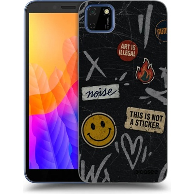 Picasee silikónový prehľadný obal pre Huawei Y5P - STICKERS x TAGS