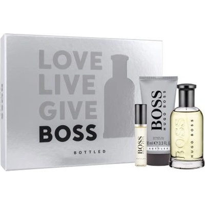 Hugo Boss Boss Bottled EDT 100 ml + sprchový gel 100 ml + EDT 10 ml dárková sada