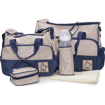 Moni Комплект чанти за аксесоари Stella син (104375)